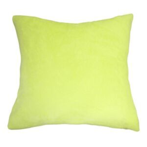 80/20 Viscose Velvet Soft Throw Pillow Cover Square 18" x 18" Chartreuse